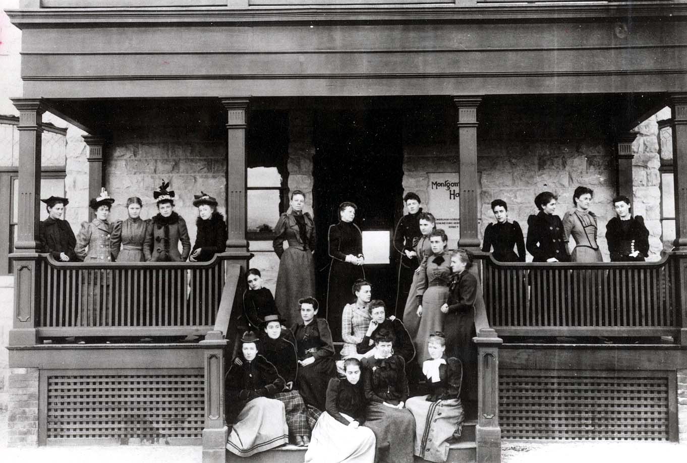 Montgomery Hall Residents Prior to 1937 Exterior Remodel <span class="cc-gallery-credit"></span>